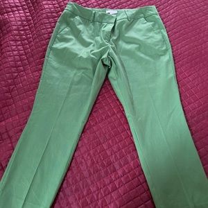 Green ankle pants